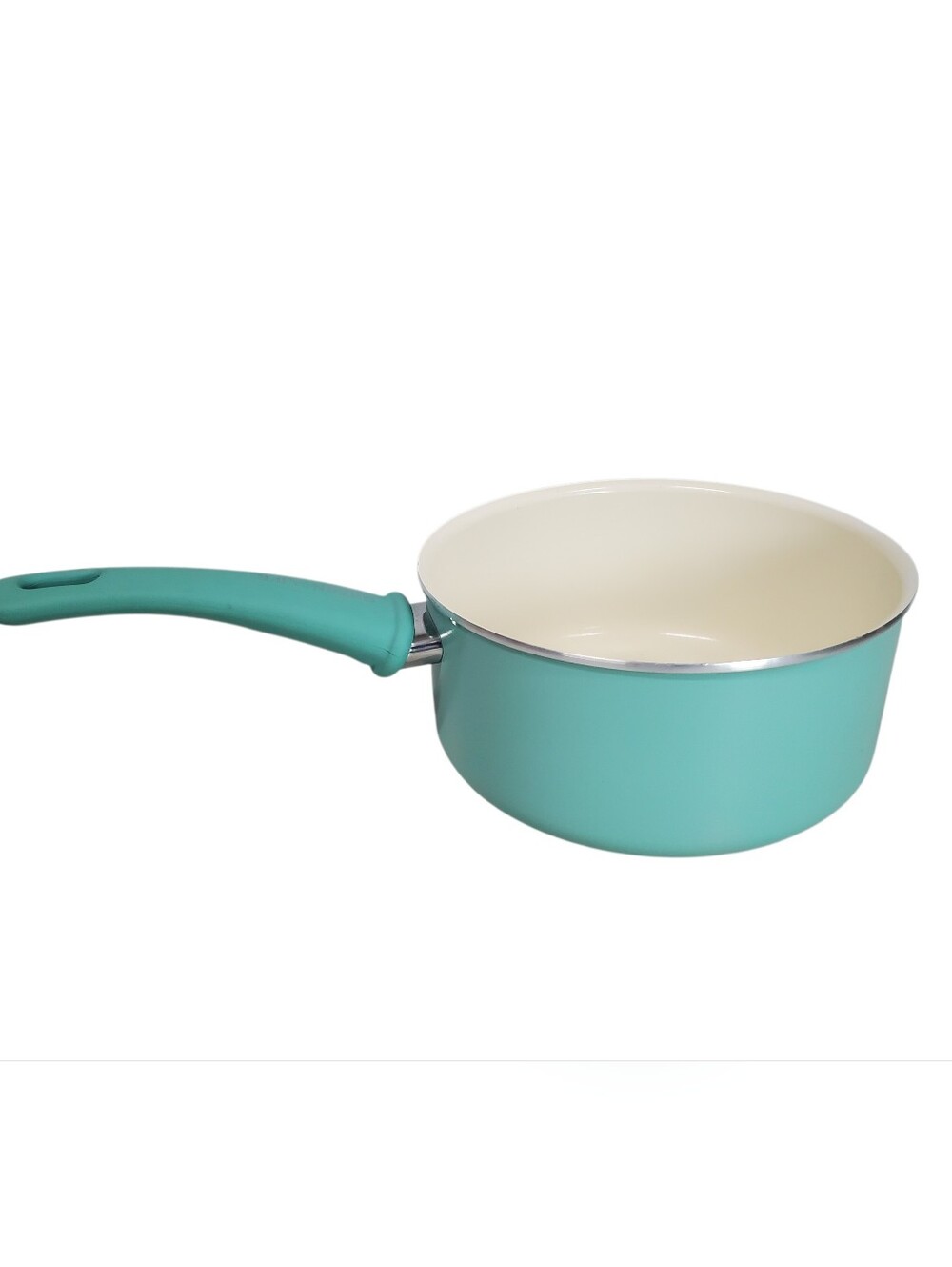 Greenpan Rio Saucepan Aqua Cooking Pot 3 Quart Capacity Kitchen  Cottagecore